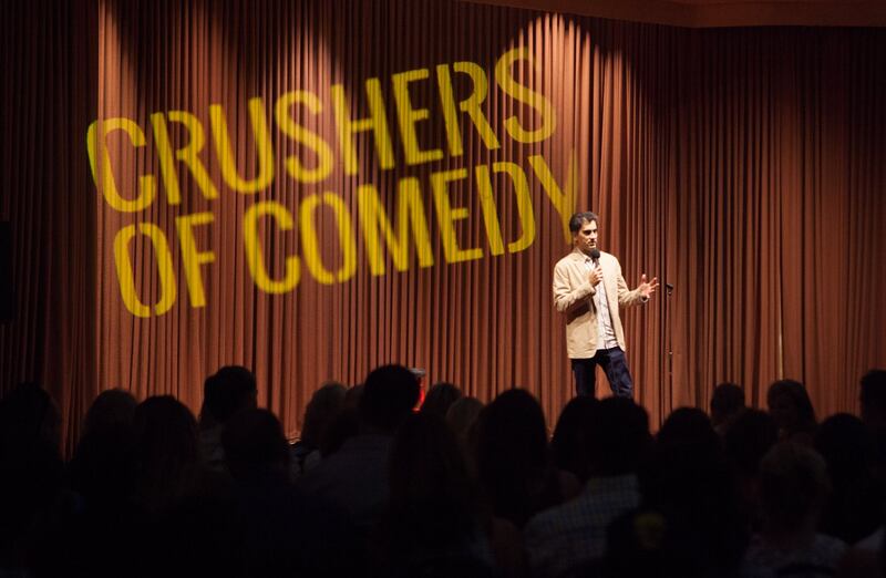 Mahatma Moses performing at Crushers of Comedy Show in Santa Rosa California